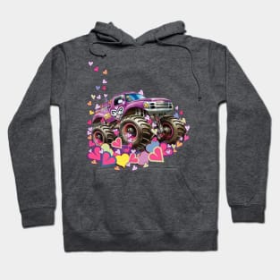 Girls Like Monster Trucks Too Hoodie